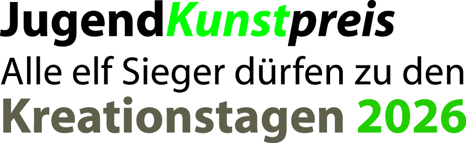 JugendKunstpreis - Alle 11 Sieger dürfen zu den Kreationstagen 2026